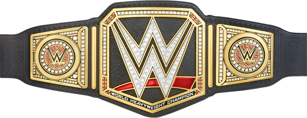 Wwechamp2014 - Bray Wyatt Wwe Championship Side Plates (1001x385), Png Download