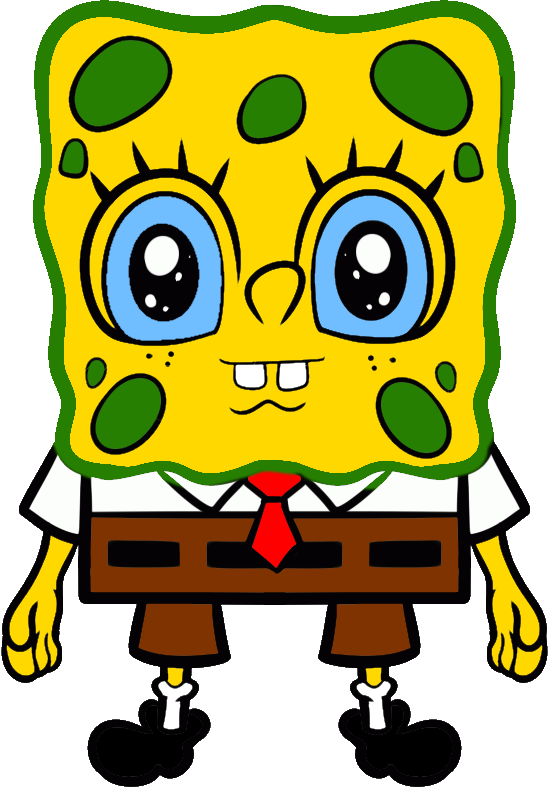Anime Spongebob - Anime Spongebob Png (549x788), Png Download