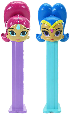 Pez Nickelodeon Shimmer And Shine Collection Candy - Shimmer And Shine Pez (500x500), Png Download