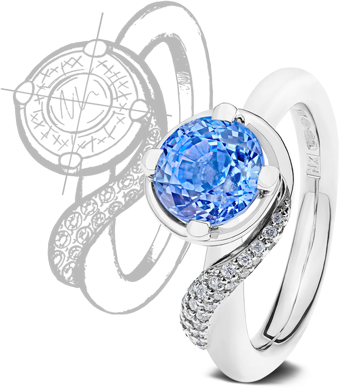 Mark Proposed To Sarah At The Top Of The Arc De Triomphe - Eternity Ring (800x800), Png Download