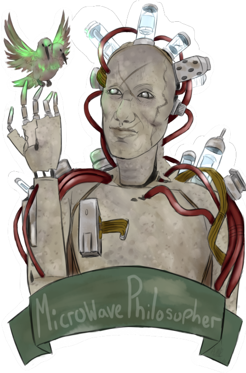 Look I Drew Dima From Fallout Because I Definitely - Bust (485x750), Png Download