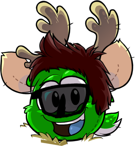 The Puffle Planet Reindeer - Rugged Phoenix Underground Film Festival (443x479), Png Download