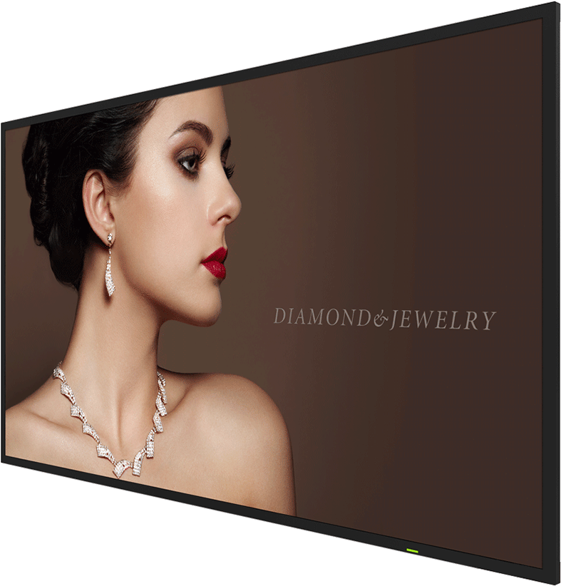 43'' Robust And Sleek Smart Signage - Benq - St5501k - Led-backlit Lcd Flat Panel Display (1000x1000), Png Download