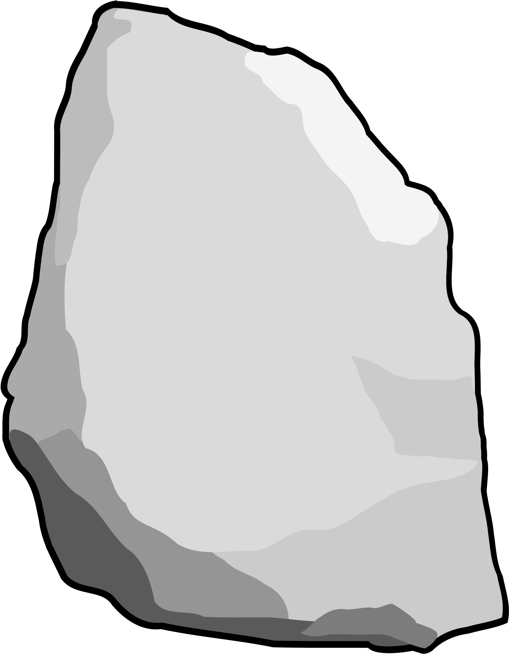 Cartoon Stone Png - Stone Clipart (566x800), Png Download