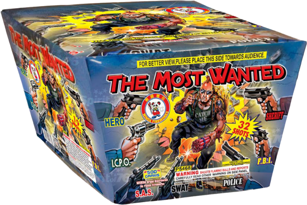 The Most Wanted - Panda Fireworks Group Co., Ltd. (1000x1000), Png Download