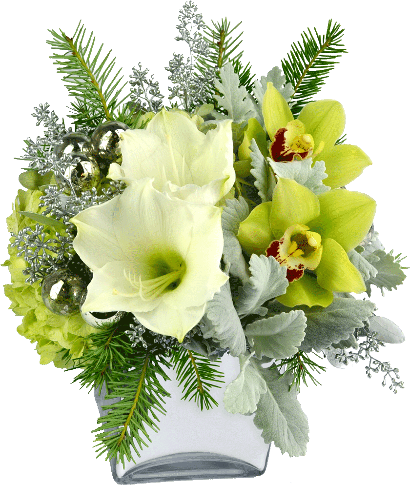 Frost And Sparkle Bouquet - Flower Bouquet (1024x1024), Png Download