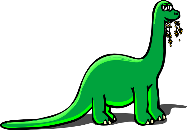Dinosaur Clip Art - Clip Art (600x417), Png Download