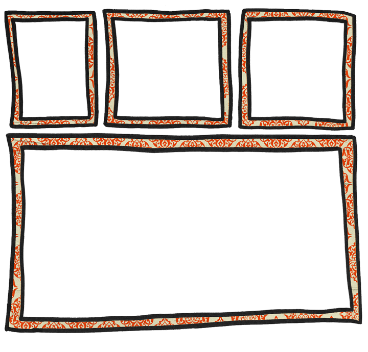 Fall Doodle Frames Freebie - Picture Frame (720x690), Png Download