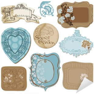 Set Of Cute Doodle Frames - Vector Graphics (400x400), Png Download