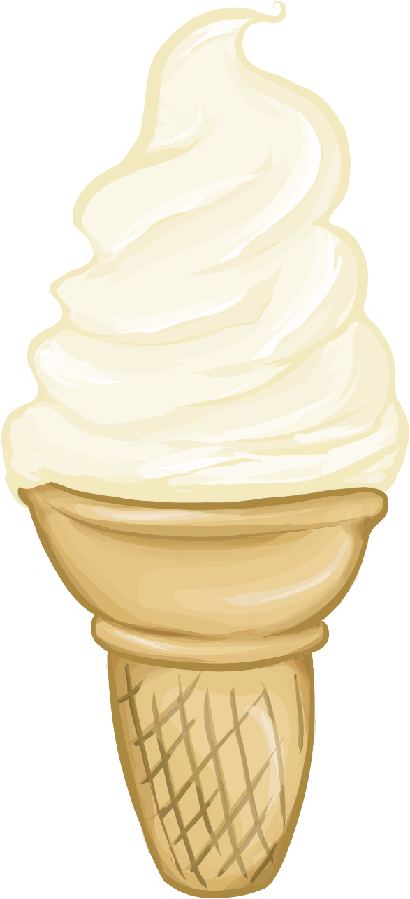 Free Icons Png - Soft Serve Ice Creams (656x1337), Png Download