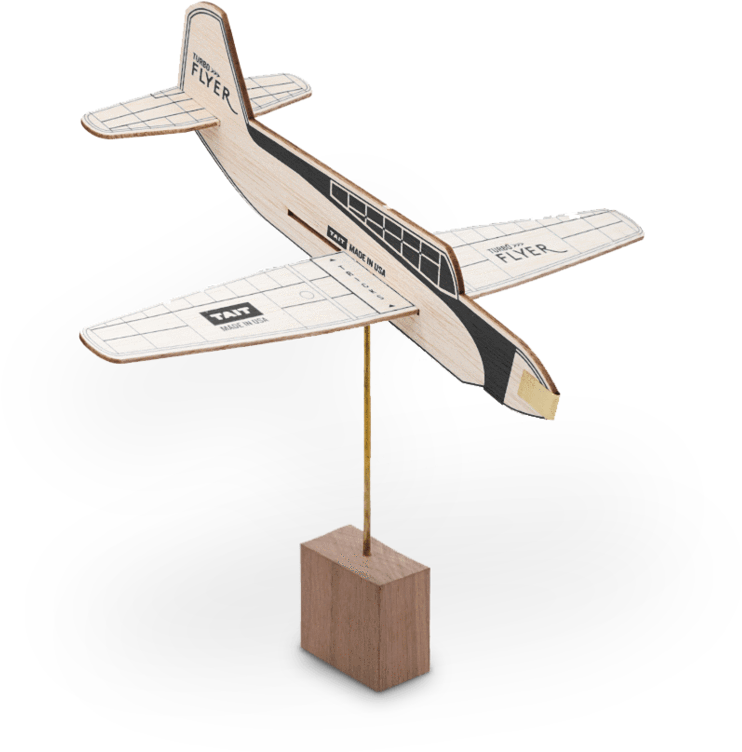 Turbo Flyer Black - Model Aircraft (1024x838), Png Download