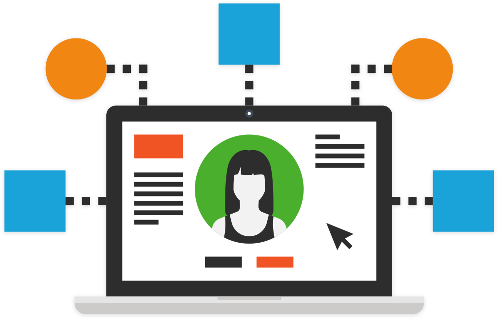 Email Marketing - User Experience Vector (1034x704), Png Download