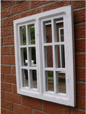Shabby Chic Window Mirror - Shabby Chic Window (600x400), Png Download