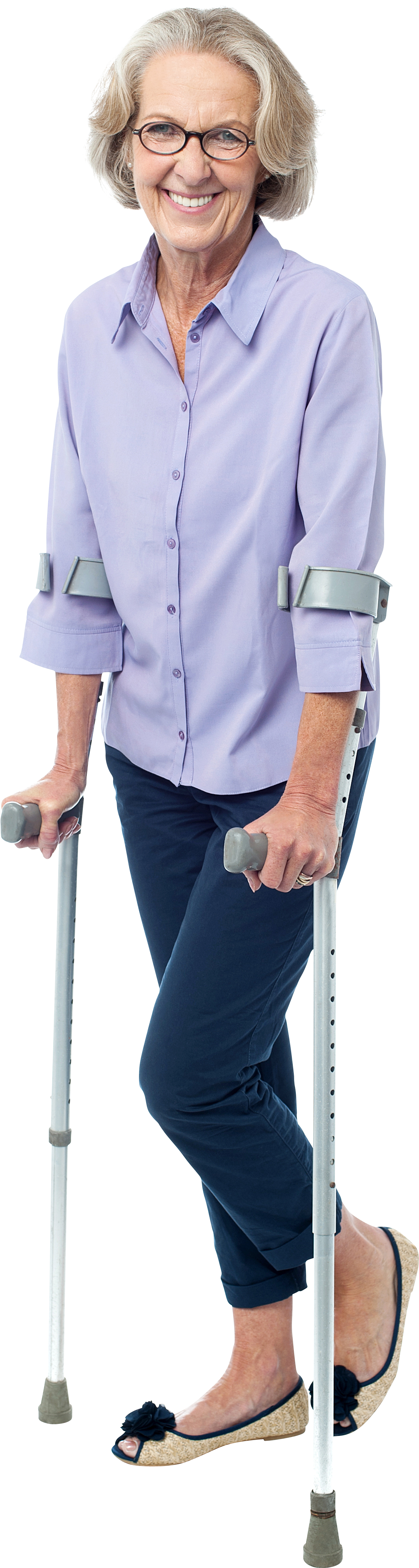 Granny Royalty-free Png Image - Forearm Crutches Elbow Crutch (3200x4809), Png Download