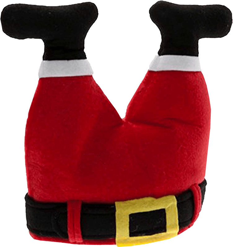Free Santa Hat Transparent - Upside Down Santa Legs (800x800), Png Download