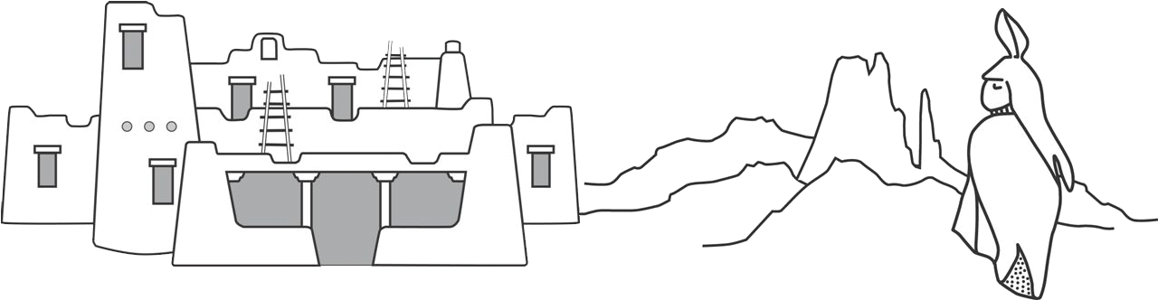 Pueblo Construction (1352x354), Png Download