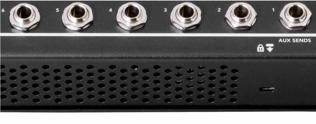 The Aux Sends On A Mixer Work Independently Of The - Mackie Dl1608 Monitors (1600x747), Png Download