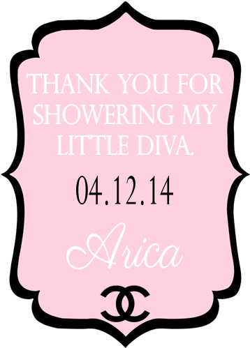 It's A Coco Baby Shower - Pink And Black Chanel Baby Shower Invitations (560x560), Png Download