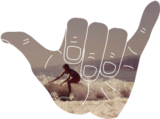 Sea And Surf Image - Hang Loose Quotes (437x294), Png Download