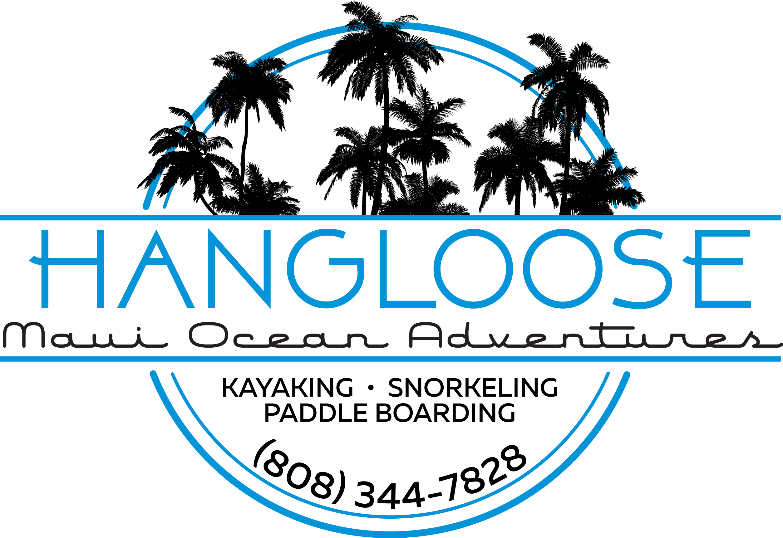 Hangloose Maui Ocean Adventures (2508x1724), Png Download