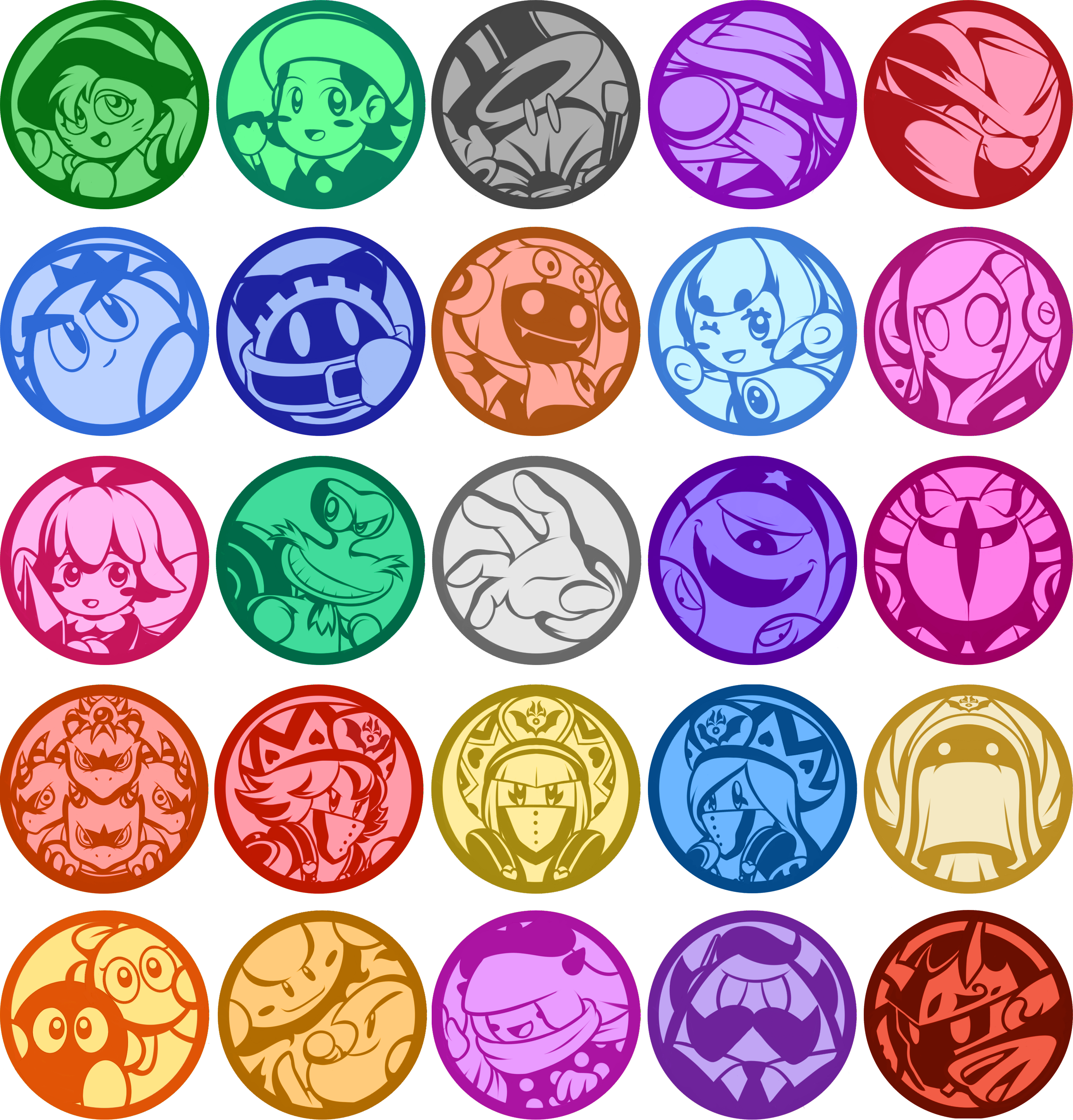 Artworkcustom - Kirby Star Allies New Dream Friends (2769x2890), Png Download