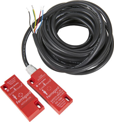Ferrogard 21 250v Ac 2a 2nc Sfty 1no Aux 6m - Ethernet Cable (374x400), Png Download