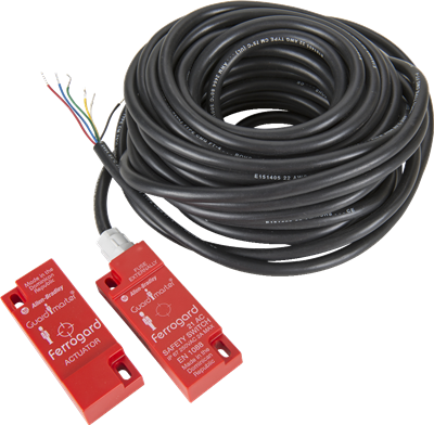 Ferrogard 21 250v Ac 2a 2nc Sfty 1no Aux 10m - Guardmaster Safety Switch, Ferrogard - 440n-g02002 (400x392), Png Download