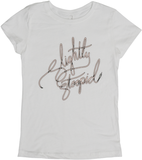 Slightly Stoopid Aux Cord Ladies Scoop Tee (600x600), Png Download
