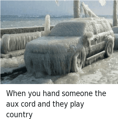 Cars, Friends, And Music - Lake Michigan Chicago Winter (400x418), Png Download