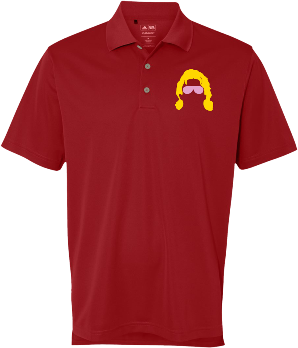 Flair Silhouette Adidas Golf Climalite - Polo Shirt (1155x1155), Png Download