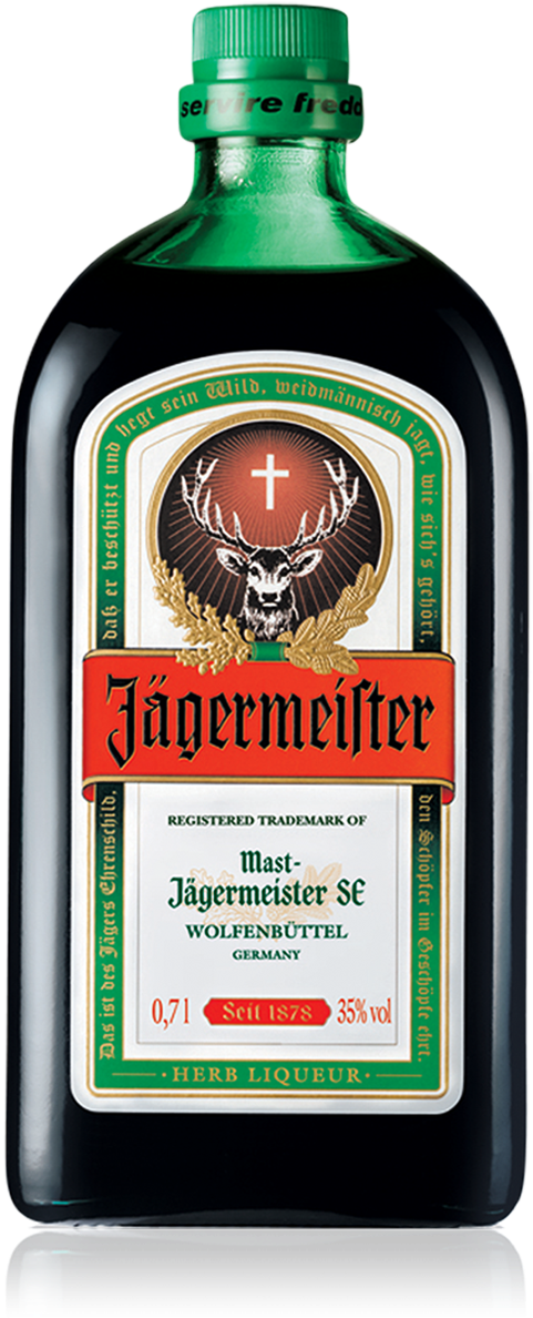 Jägermeister Bottle - Jagermeister Precio (500x1200), Png Download