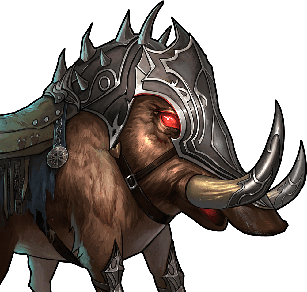 Troop Armored Boar - Gems Of War Armored Boar (1024x1024), Png Download