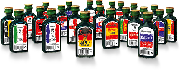 Jager Be One Of The Best 50 Players And You'll Be Rewarded - Jagermeister Limited Edition Bottles (611x238), Png Download