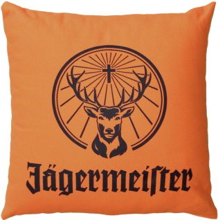 720172 Kissen Classic Orange - Jagermeister Logo 2018 (480x400), Png Download
