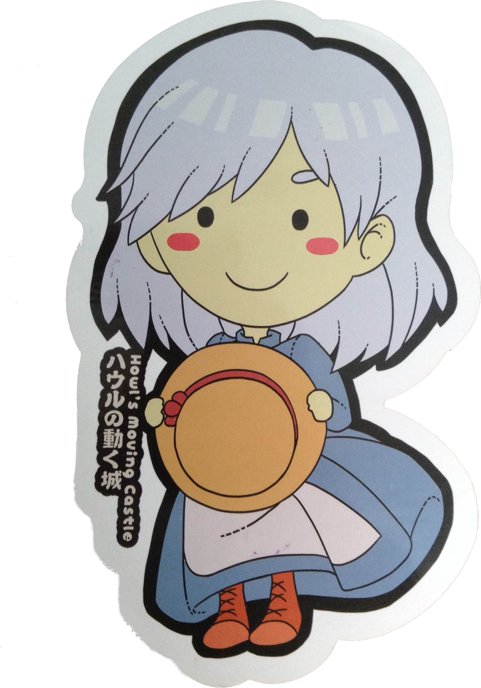 Studio Ghibli's Howl's Moving Castle - Cartoon (1728x2304), Png Download