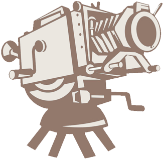 Video Production Camera - Clip Art Movie Camera (400x400), Png Download