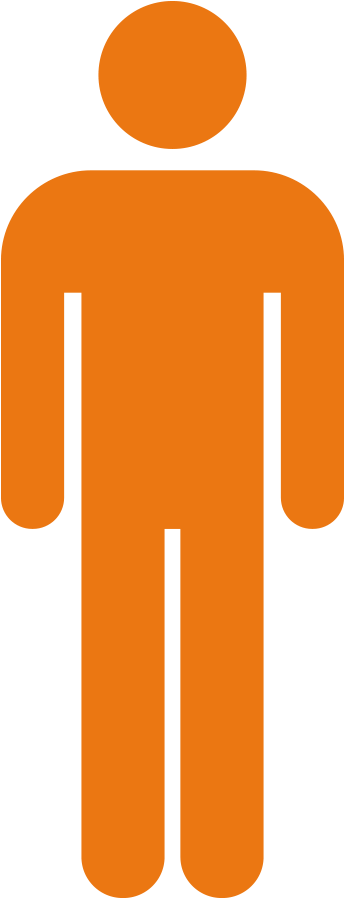 Hombre Mujer - Persona Icono (396x899), Png Download