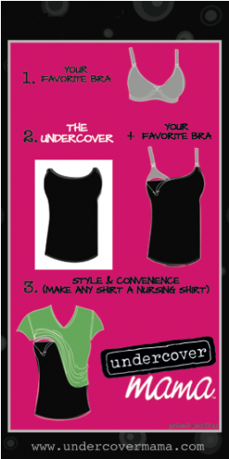 Undercover Mama Lace Trim Nursing Tank Top - Grey Undercover Mama Nursing Tank S (412x517), Png Download