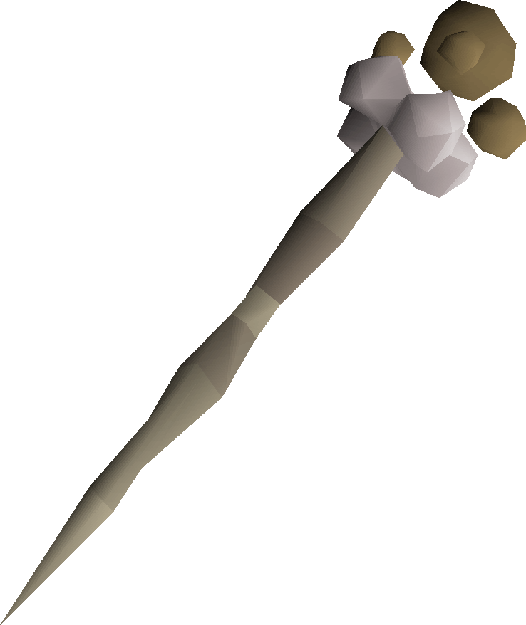 Osrs Dust Battlestaff (738x878), Png Download