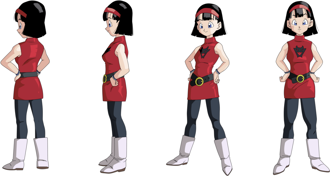 She Had Fairly Long Hair In Bog Without Pigtails - Personatges De Bola De Drac (1206x662), Png Download