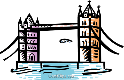 Tower Bridge Clipart (480x308), Png Download