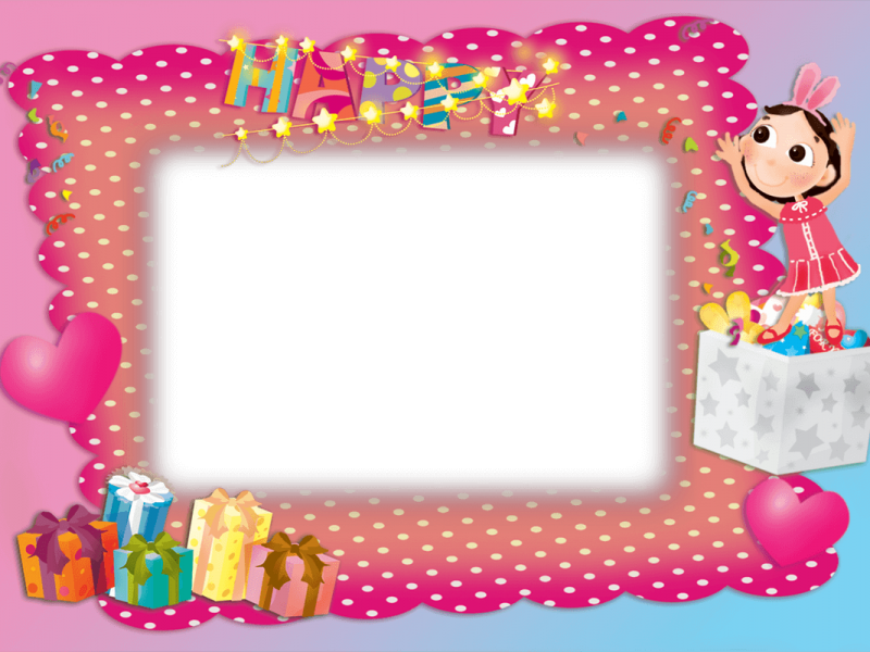 Moldura Para Foto Bebe - Happy Children's Day (800x600), Png Download