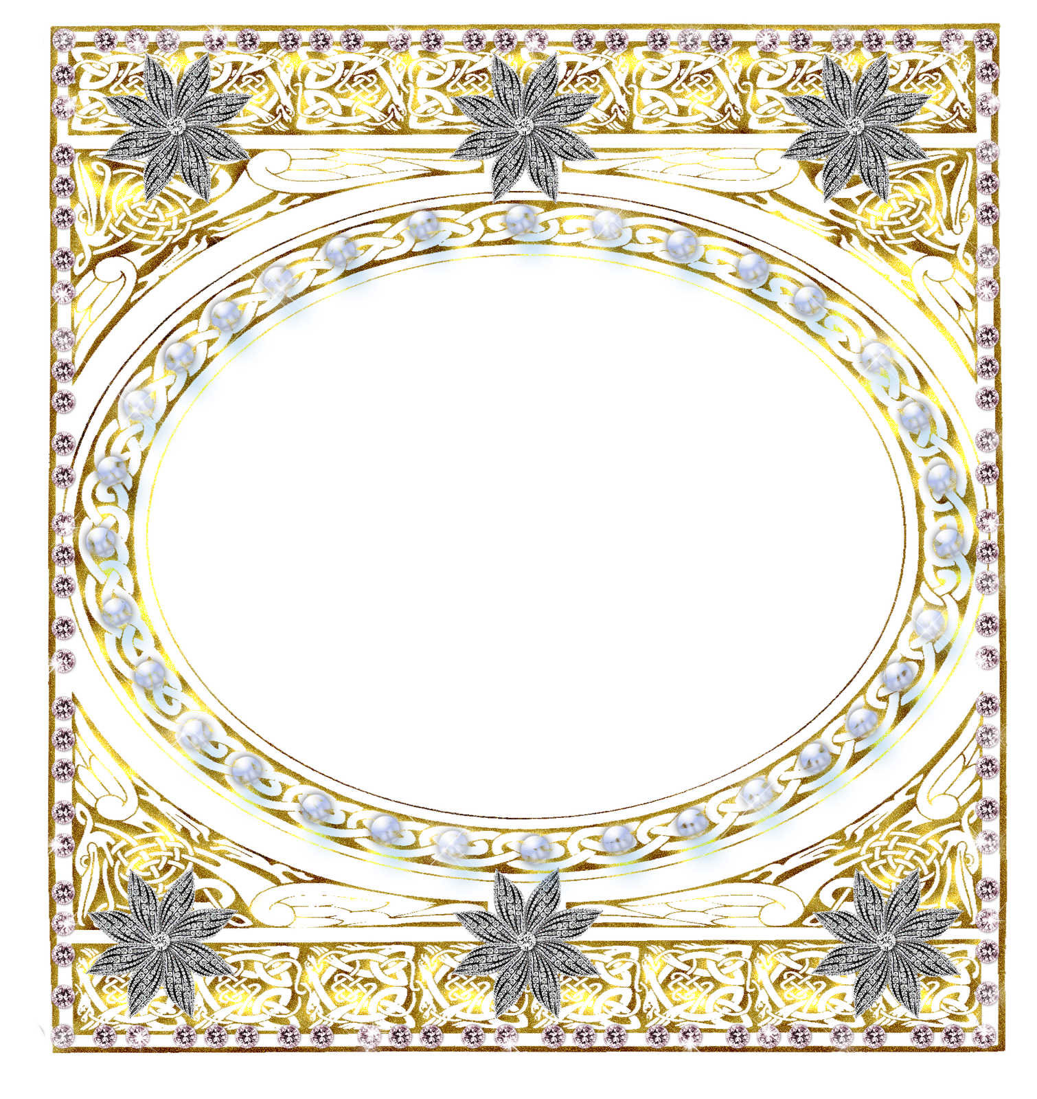 Um Conjunto De E Bordas Para Enfeite De Fotosbordas - Decorative Frames (1600x1600), Png Download