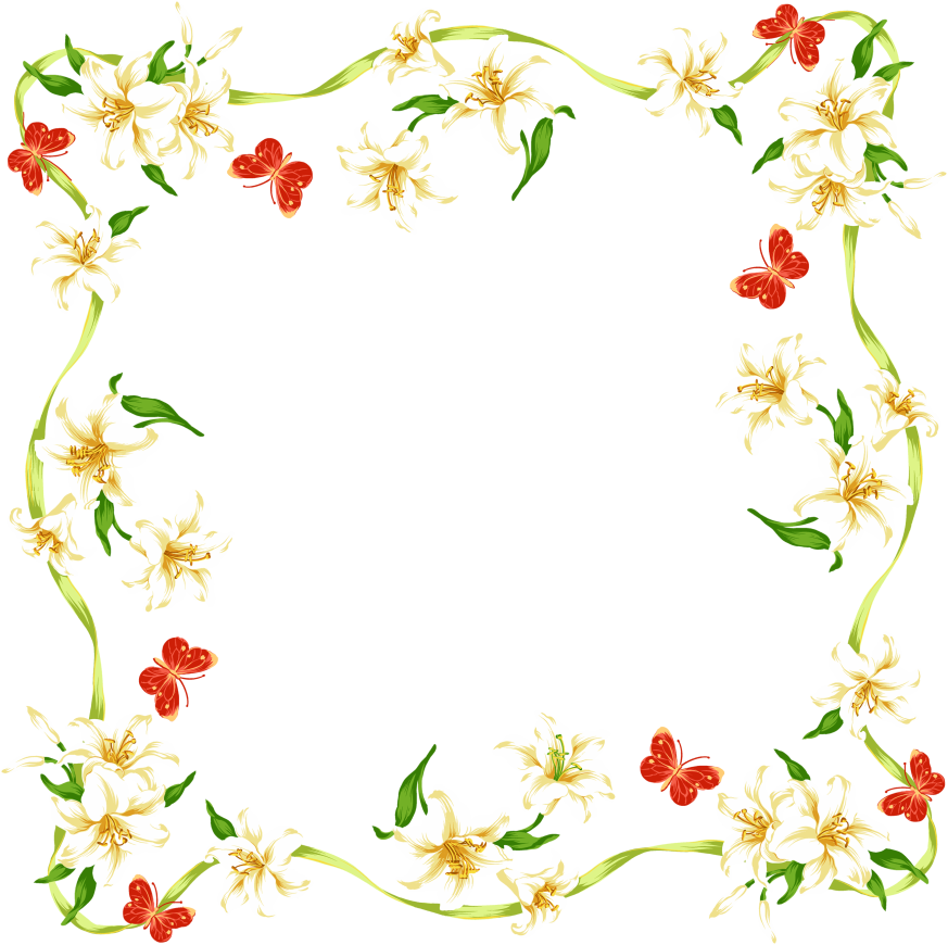 Einstein Precious Immortal - Рамка Для Двух Фото С Цветами (873x870), Png Download