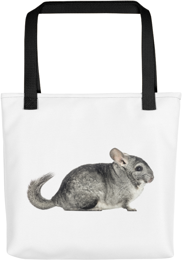 Chinchilla Print Tote Bag - Tote Bag (1000x1000), Png Download