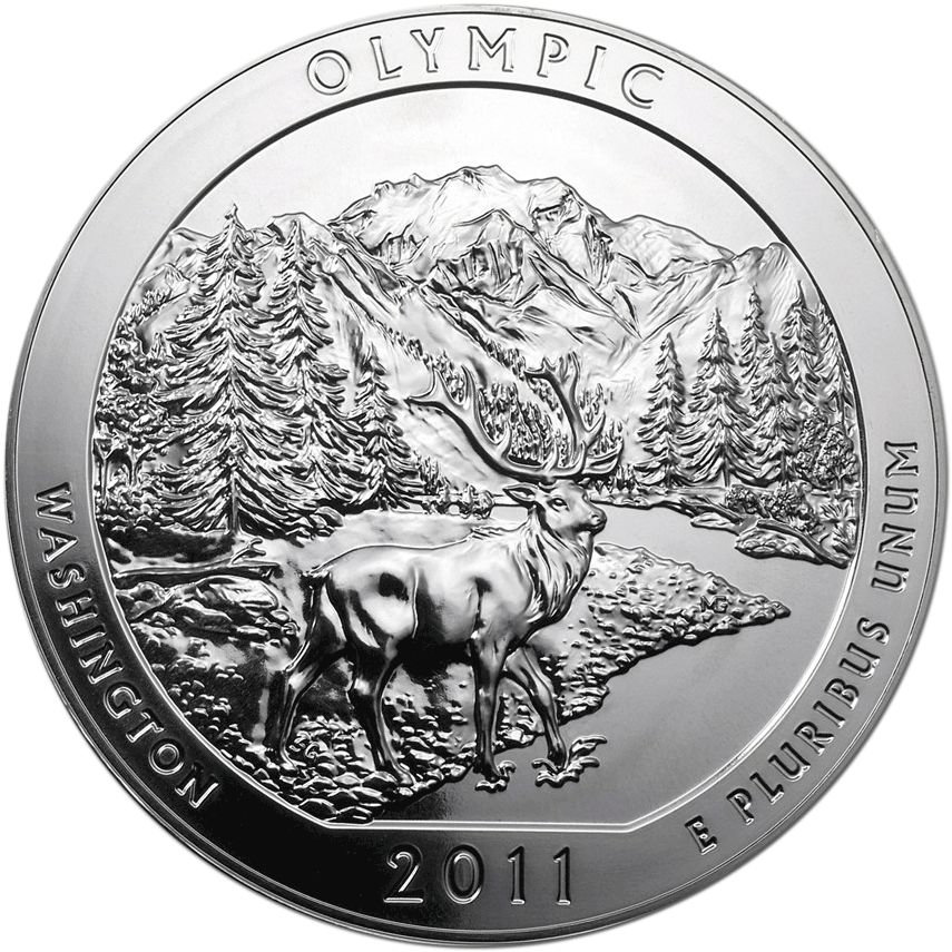 2011 Washington "olympic" America The Beautiful (900x900), Png Download
