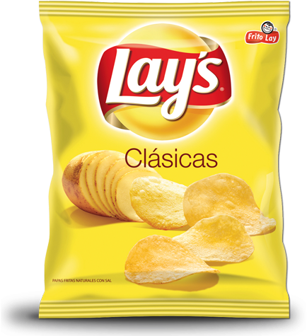 Lay's Clásicas - Lays Salted (500x500), Png Download