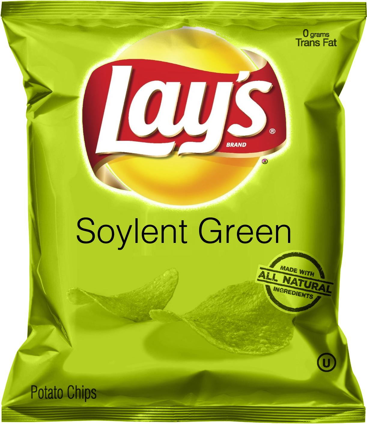 Soylent Green Lay's - Frito-lay Lay's Dill Pickle Potato Chips (1401x1500), Png Download