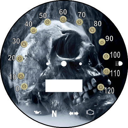 1100 V-star White Smoke Skull - Awesome Skull Smoke Creative Art 24x18 Print Poster (407x408), Png Download