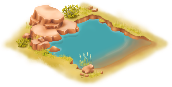 Rock Pond - Rock (600x600), Png Download
